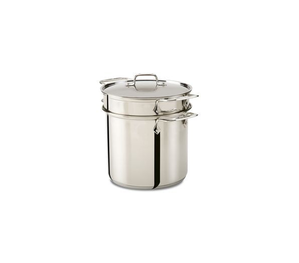 All-Clad 8-Qt Stainless Steel Pasta Pot with Lid