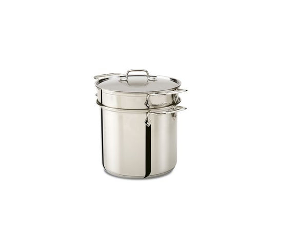 All-Clad 8-Qt Stainless Steel Pasta Pot with Lid