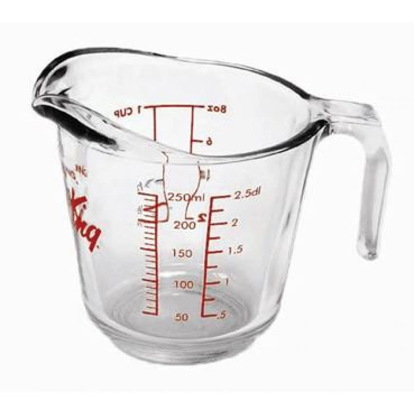 Fire King Glass Liquid Measuring Cup - 1 Cup / 250ml