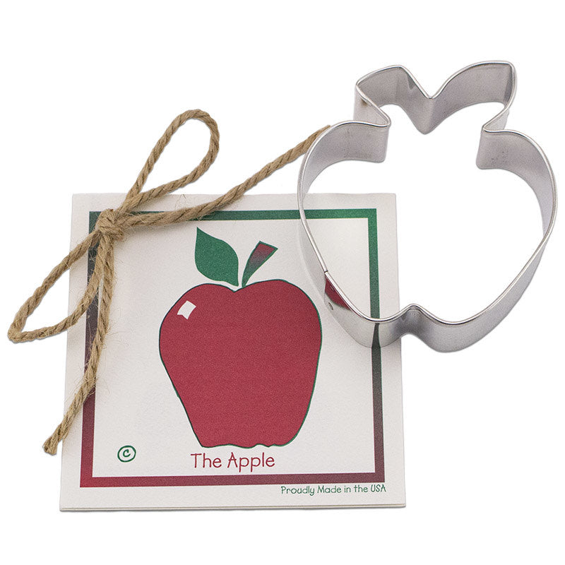 Cookie Cutter w/ Recipe - Apple 3.5"
