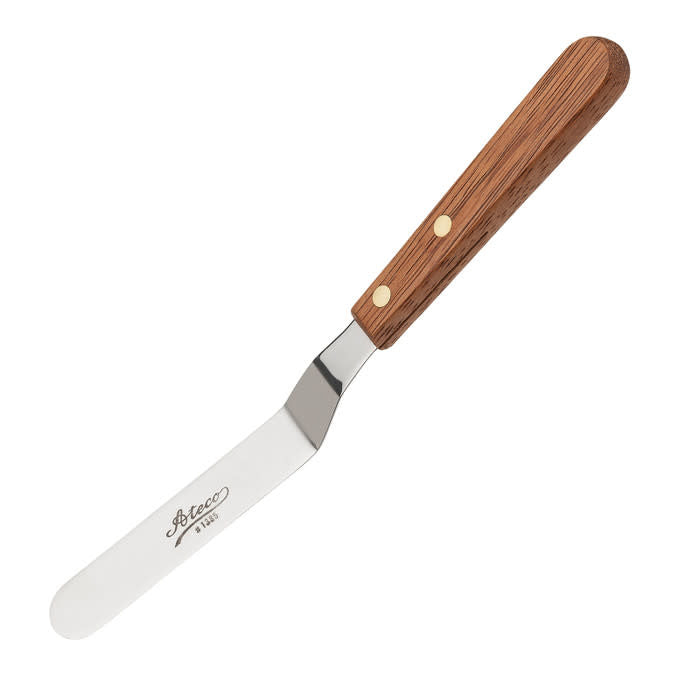 Ateco 4.75" Offset Spatula - Wood Handle