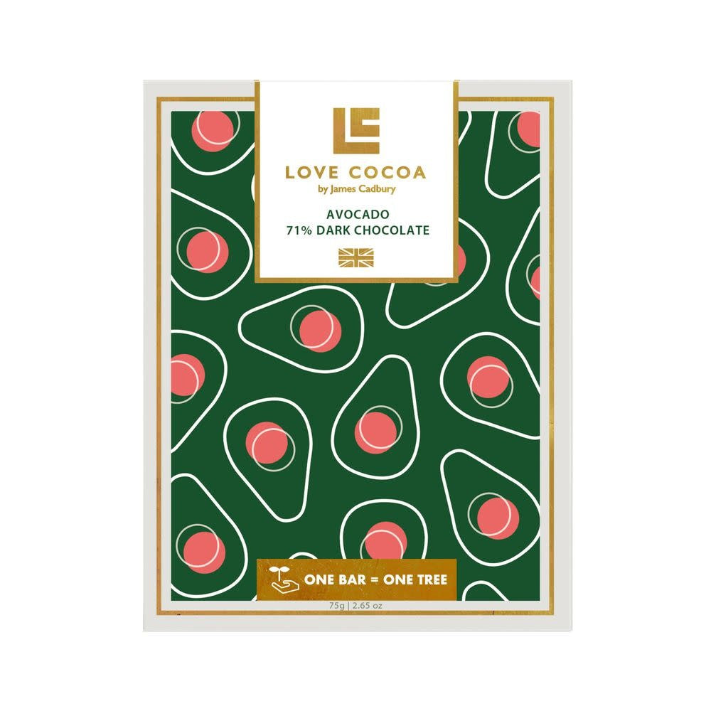 Love Cocoa - Avocado Dark Chocolate Bar