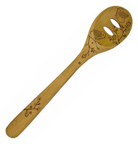 Beechwood Slotted Spoon - Woodland