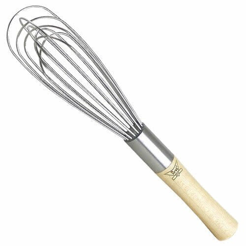Pro French Whip 10" - Wood Handle