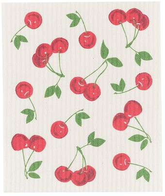 Swedish Dish Cloth Cherries