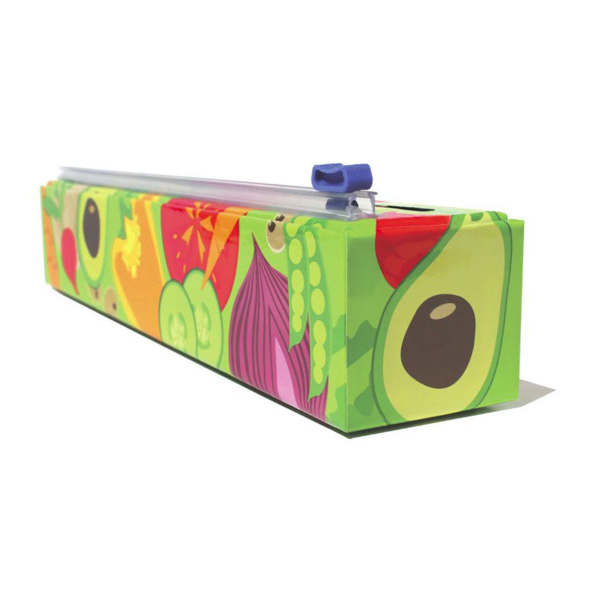ChicWrap Plastic Wrap Dispenser - Veggies