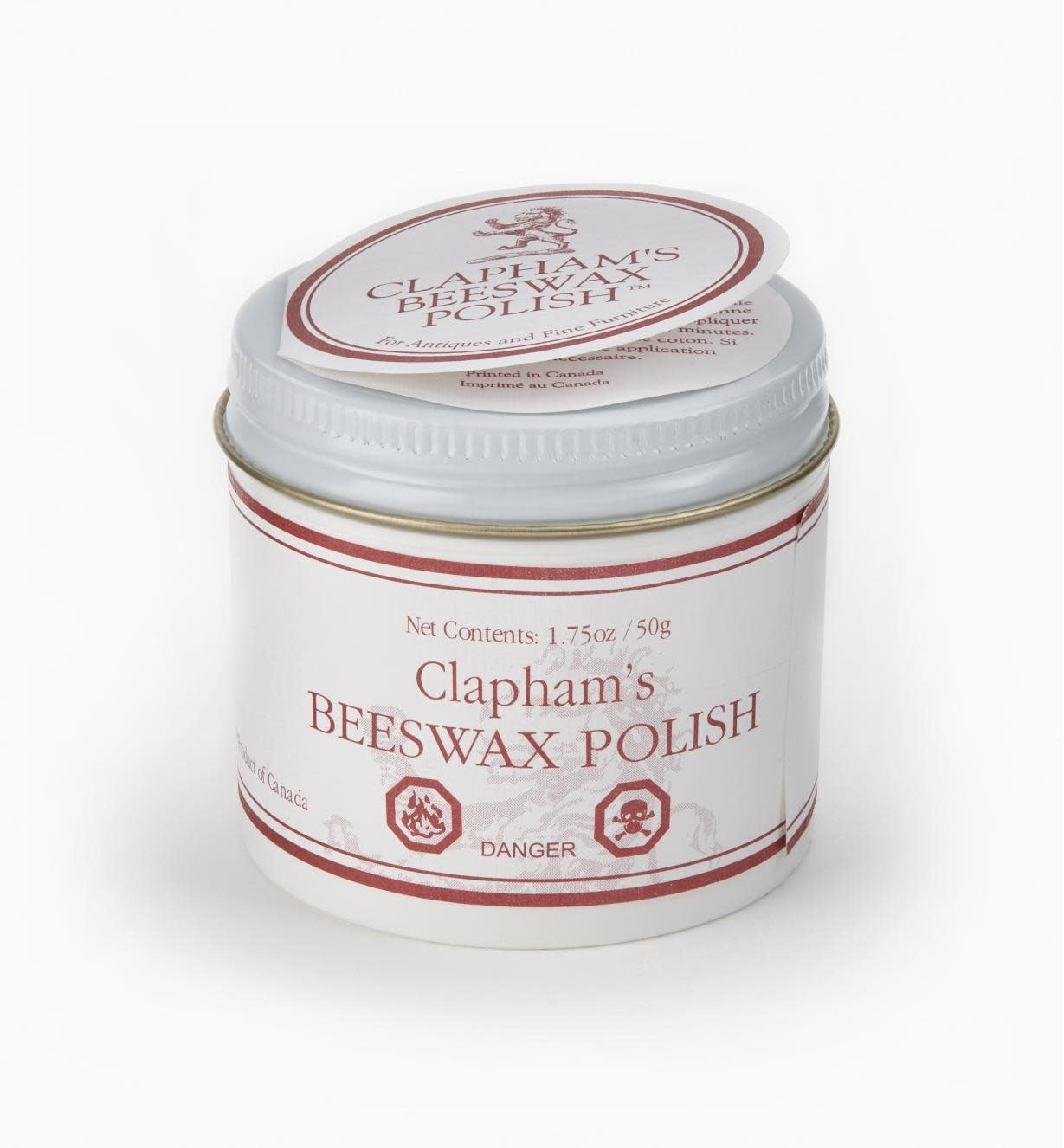 Clapham's Furniture Polish 50g **NOT FOOD SAFE**