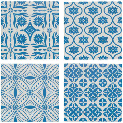 Ceramic Coaster - Soak Up S/4 - Tangier
