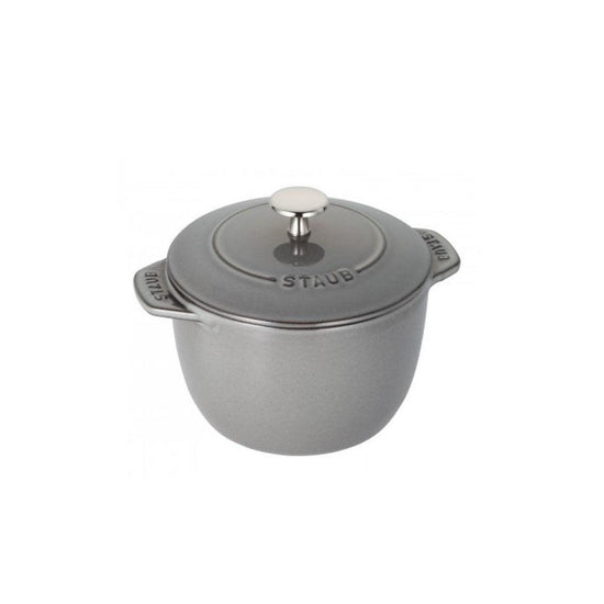 Load image into Gallery viewer, Staub Petite Round 1.7L / 1.9-Qt Grey Cocotte
