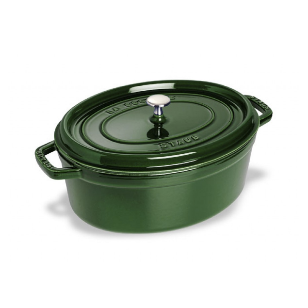 Staub Oval 5.5L / 5.8-Qt Basil Oval Cocotte *not on 2025 price list