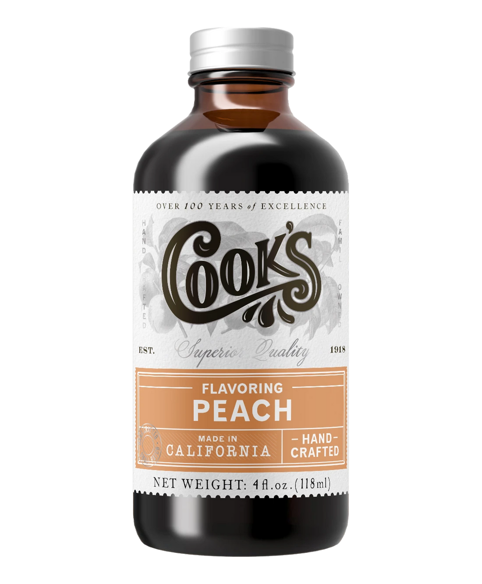Peach Cookware Natural Peach Flavouring - 118ml/4oz – Maison Cookware + Bakeware