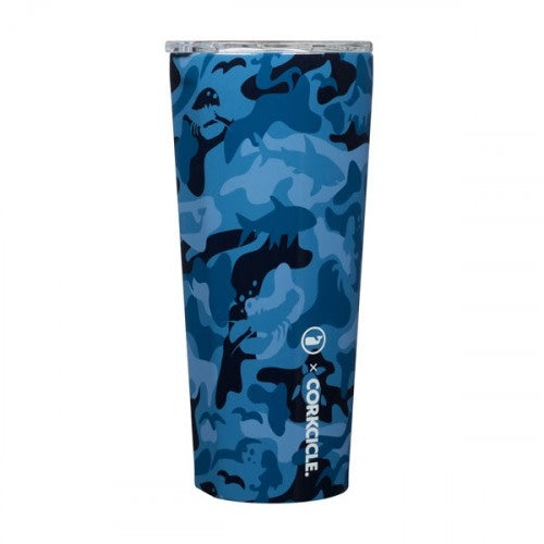 Corkcicle Tumbler- 16oz Blue Camo - Vineyard Vines 475ml**