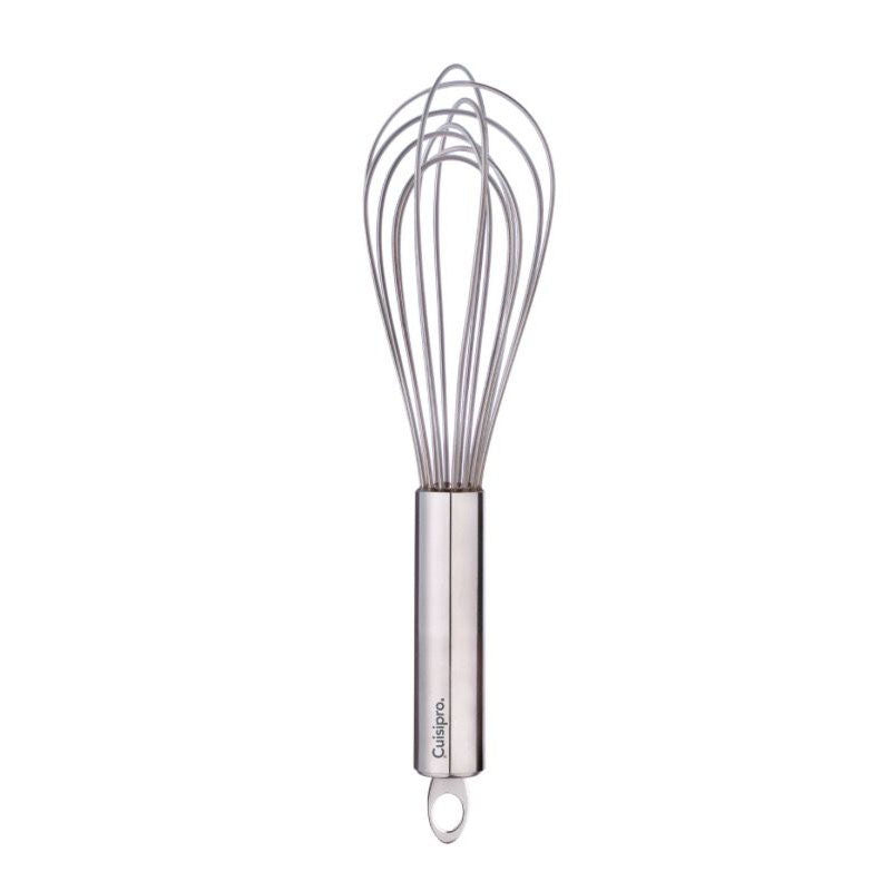 Balloon Whisk 12" SS Clear Silicone