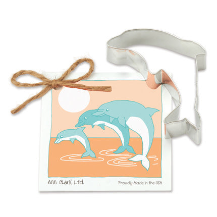 Cookie Cutter w/ Recipe - Dolphin 4"