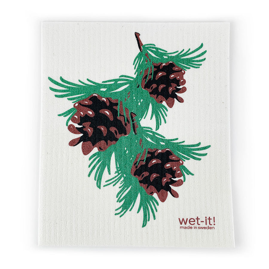Swedish Wet Cloth Pinecones
