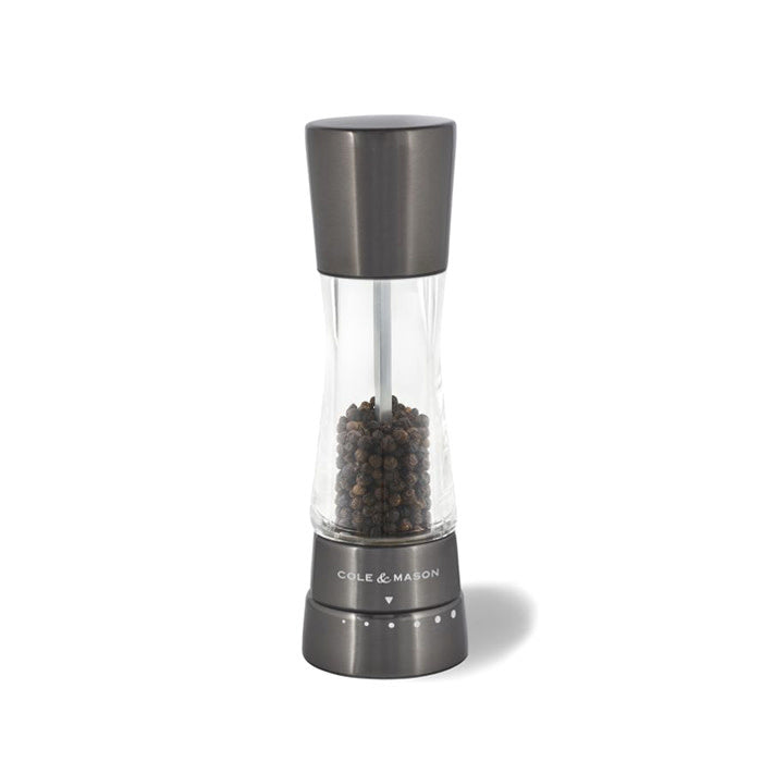 Derwent Pepper Mill Gun Metal 7.5"