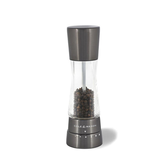 Derwent Pepper Mill Gun Metal 7.5"