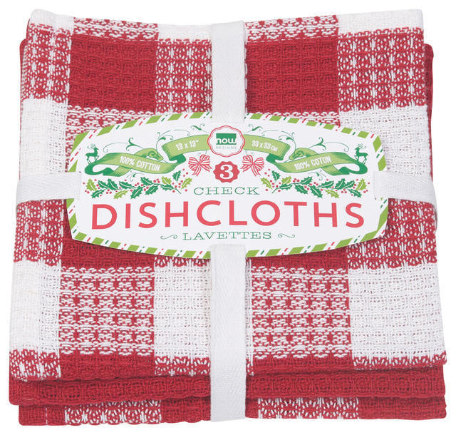 Dishcloth Check - Holiday