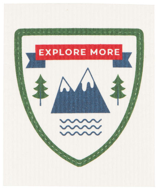 Explore More - Swedish Dishcloth