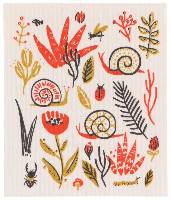 Dishcloth Swedish Small World
