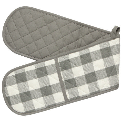 Double Chef Mitt - London Grey
