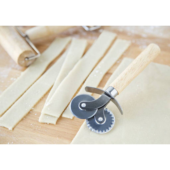 Double Pastry Cutter Wheel Crimper/Cutter