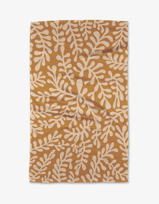 Geometry Kitchen Tea Towel - Golden Fall *Price includes $3 Tariff