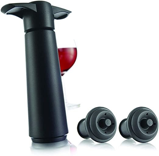 Vacu Vin Concerto Vacuum Wine Saver Pump w/ 2 Stopper