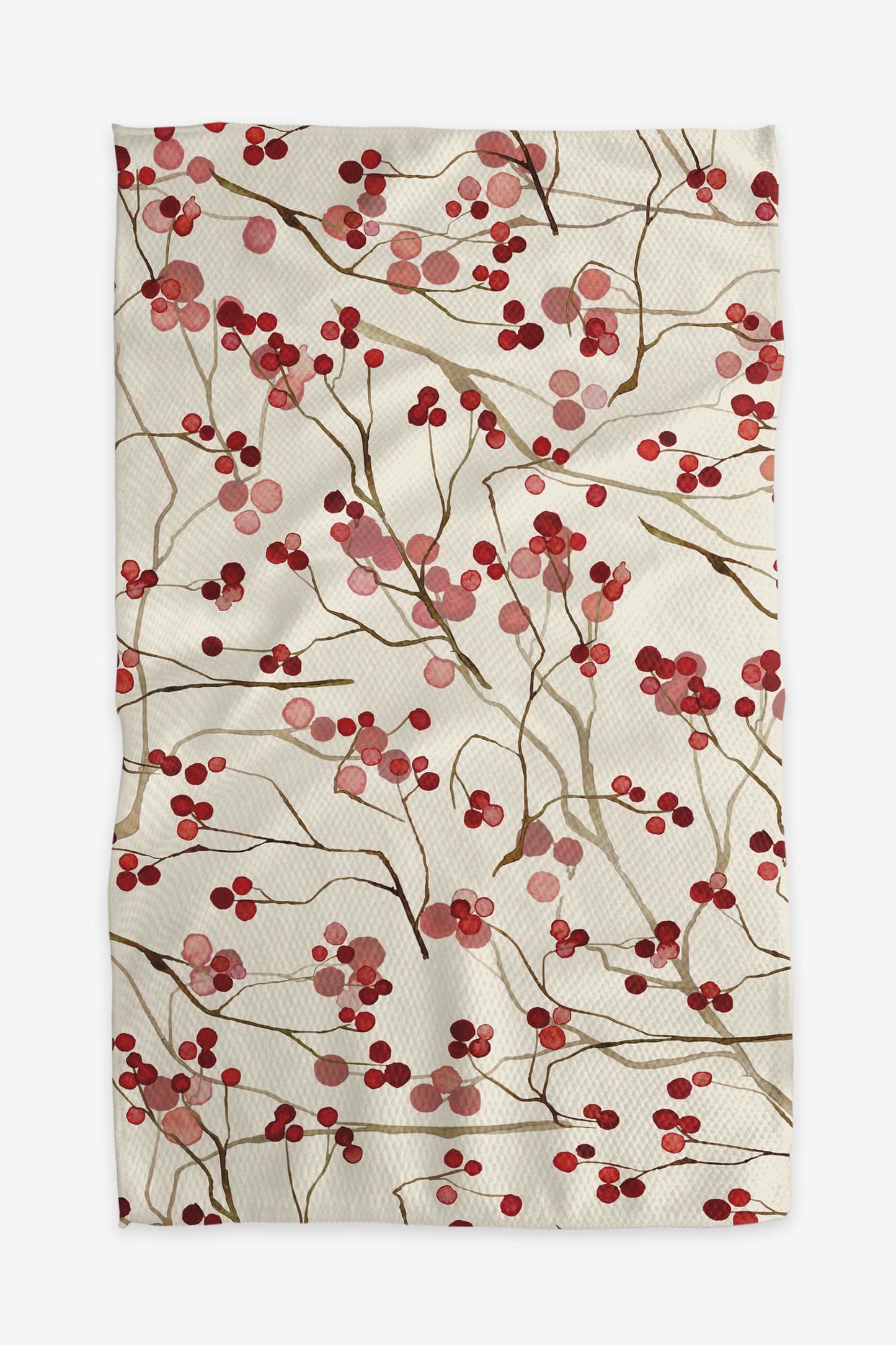 Geometry Kitchen Tea Towel - Berry Branches *Price includes $3 Tariff