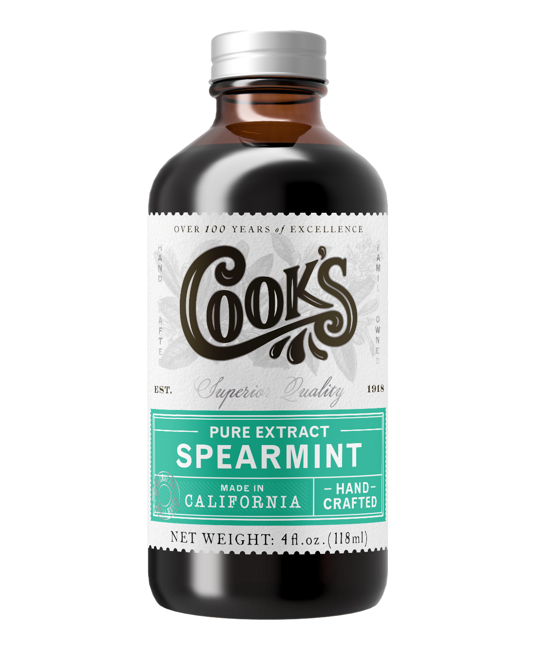 Pure Spearmint Extract - 4oz