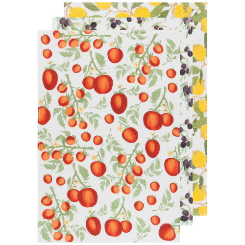 Floursack Dishtowel Set/3 - Mediterranean