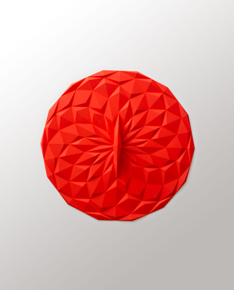 GIR Silicone Round Lid 10" 254mm Red