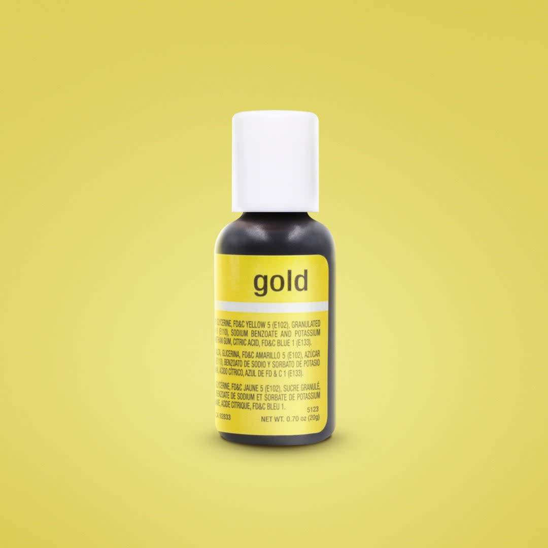 Load image into Gallery viewer, Liqua-Gel Food Colouring - 20ml - Gold
