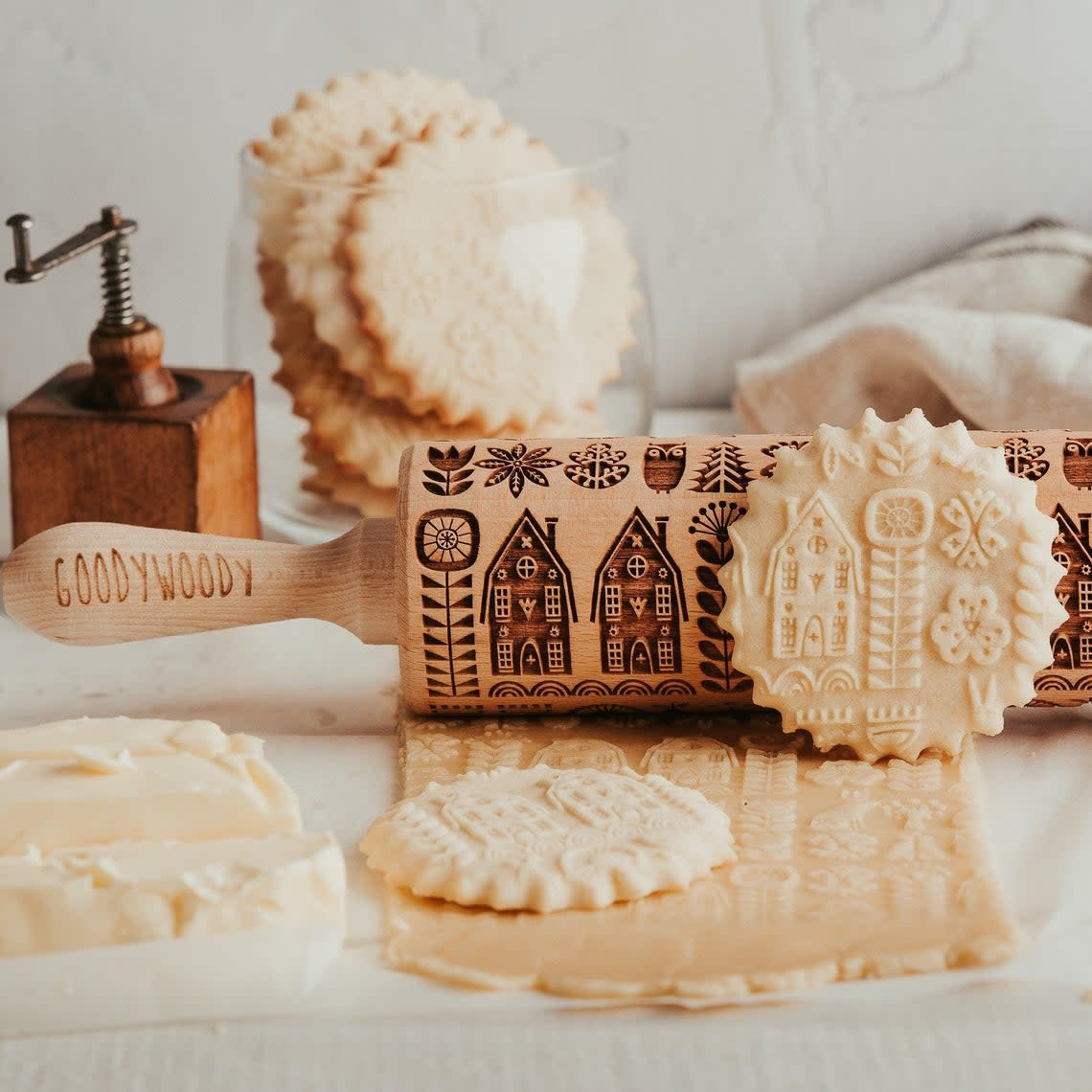 Embossed Rolling Pin - Scandinavian Life