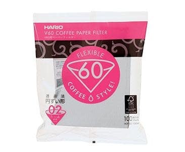 Hario V60-02 Coffee Filter 100 pk