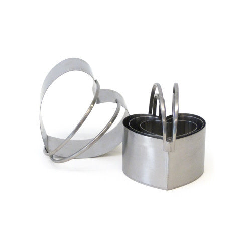 Biscuit Cutters - Heart - Set 4
