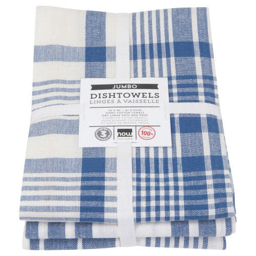 Jumbo Tea Towel - Set 3 - Royal