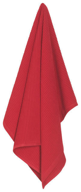 Kitchen Towel Ripple - Red