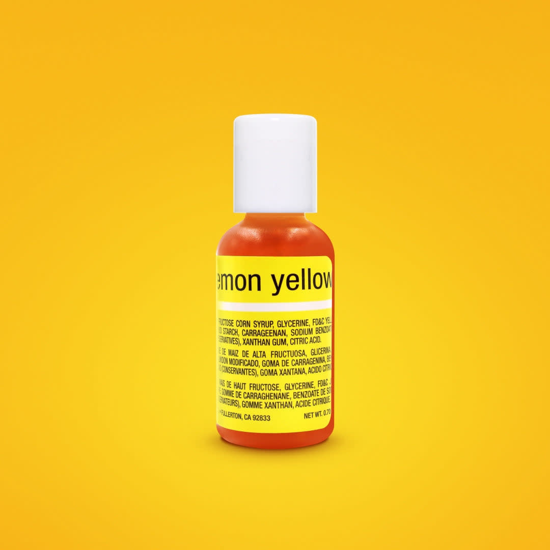 Liqua-Gel Food Colouring - 20ml - Lemon Yellow