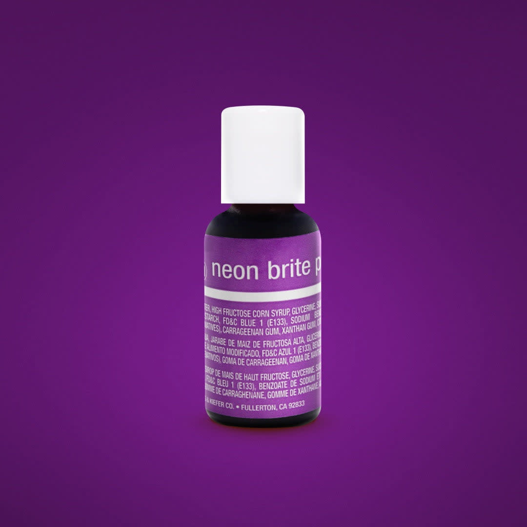 Load image into Gallery viewer, Liqua-Gel Food Colouring - 20ml - Neon Brite Purple
