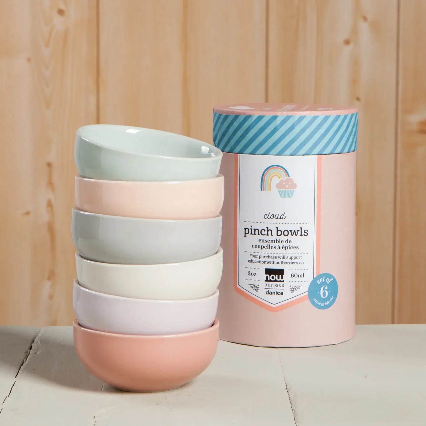Pinch Bowl Set/6 - Cloud