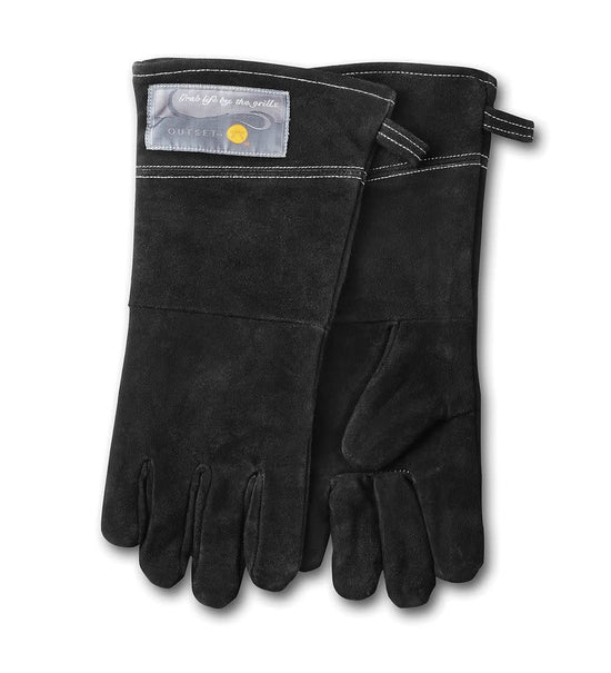 Grill Gloves Leather - Black