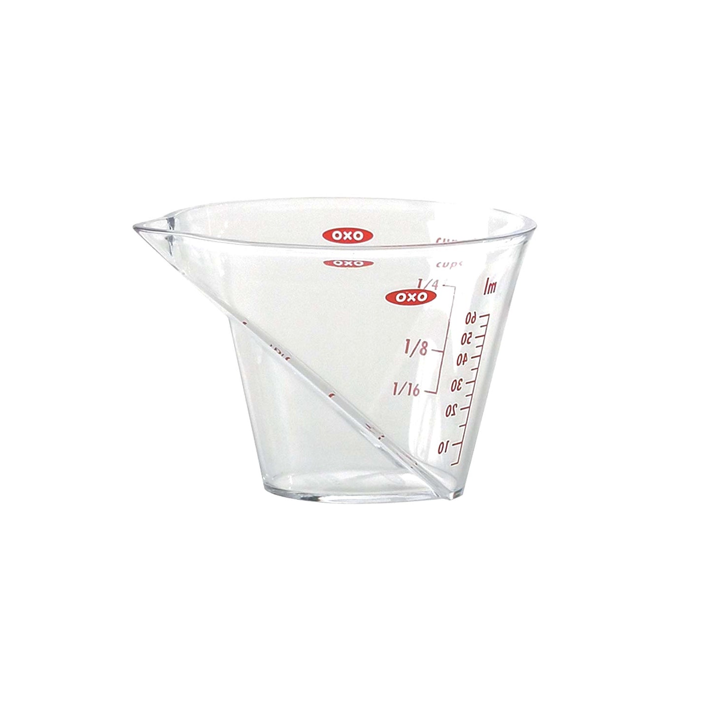 Mini Angled Measuring Cup - 1/4 Cup