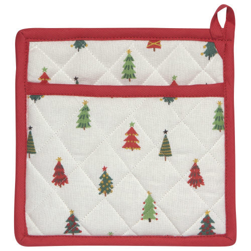 Load image into Gallery viewer, Pot Holder - Classic - Merry &amp;amp; Bright

