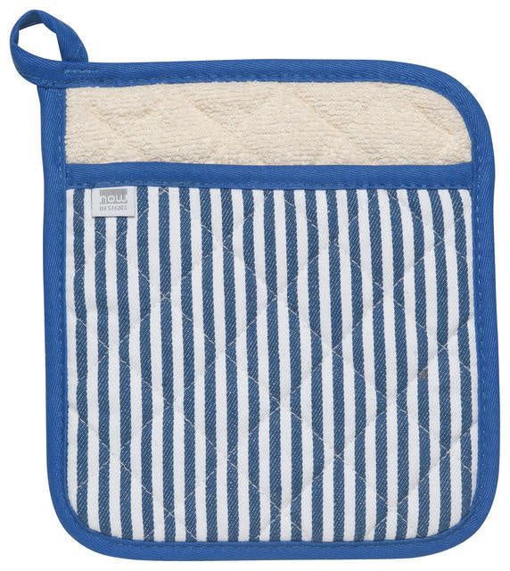 Pot Holder - Superior - Narrow Stripe Blue
