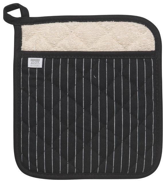 Pot Holder - Superior - Pinstripe Black