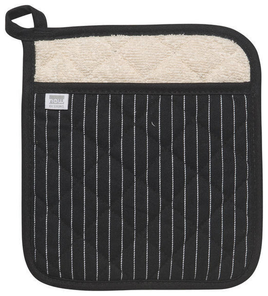 Pot Holder - Superior - Pinstripe Black