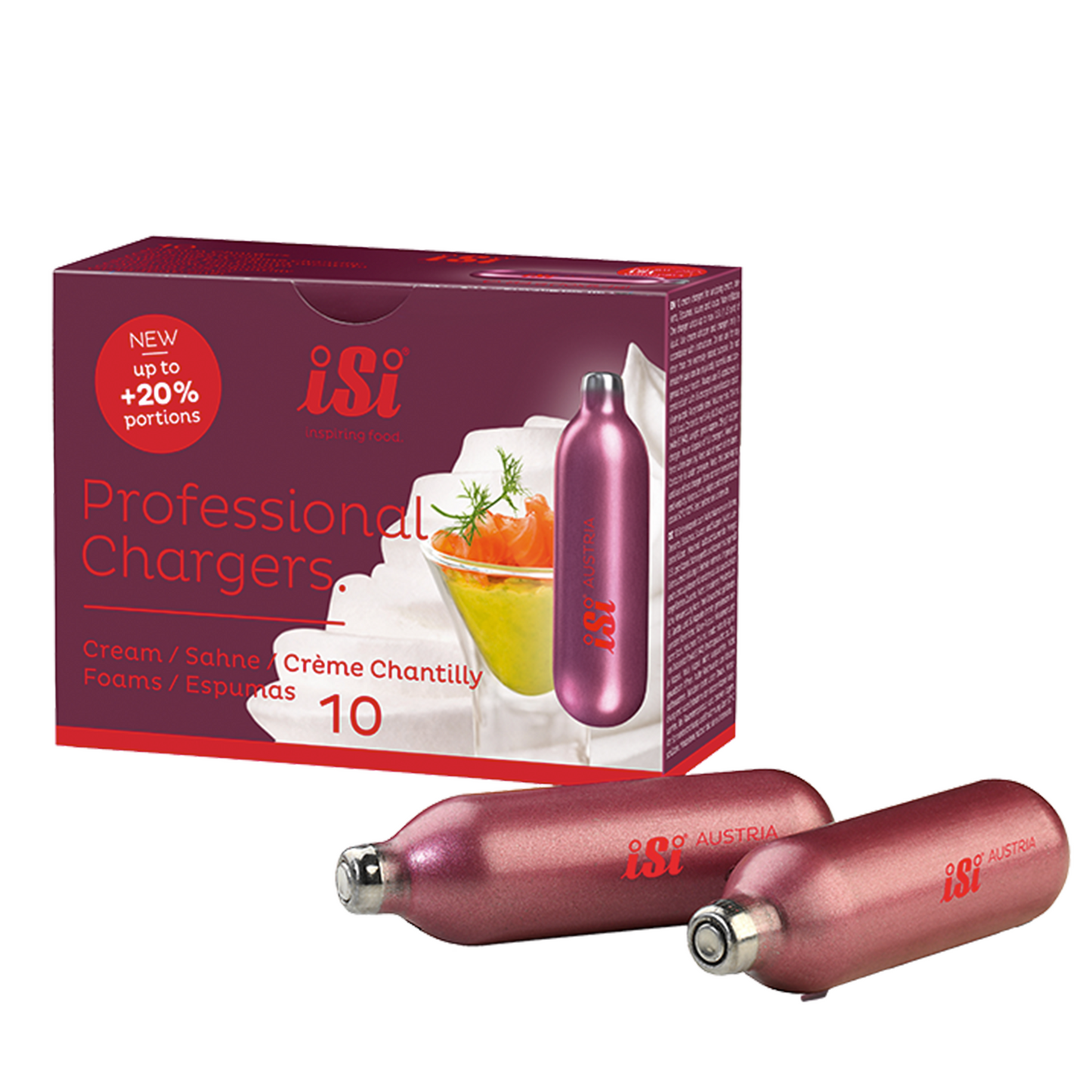 iSi N2O Professional Chargers -10pk