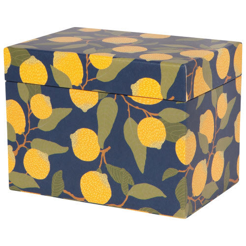 Recipe Card Box - Lemons