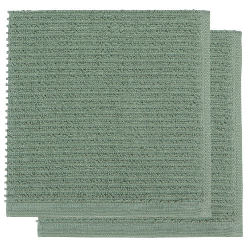 Dishcloth Ripple - Elm Green
